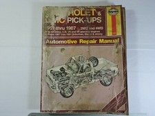 Haynes repair manual chevrolet - manual,