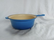 Le Creuset Sauce Pan Blue 22 No Lid