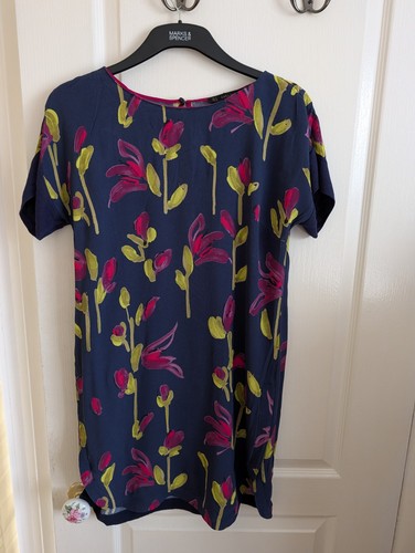 Zara womens navy blue pink - womens,
