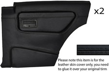 BLACK STITCH 2X REAR DOOR CARD