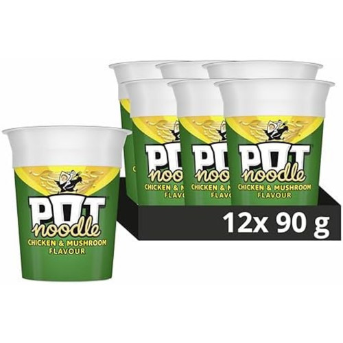 Pot noodle chicken mushroom - noodle,