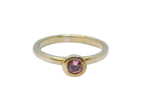 Sterling silver pink topaz - sterling,