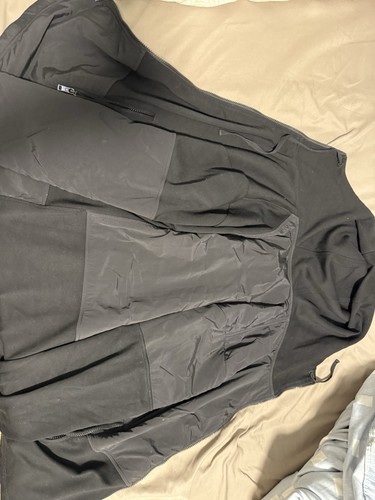 Black running jacket - running,