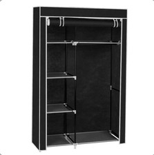 Large Canvas Fabric Wardrobe