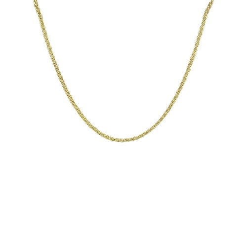 9ct gold necklace - gold,