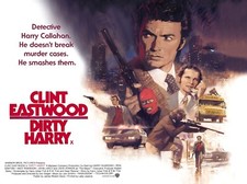 DIRTY HARRY 1971 quad poster