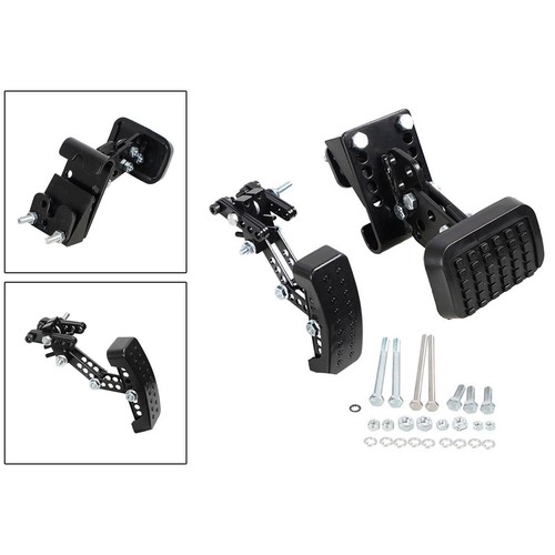 Gas and brake pedal - and,