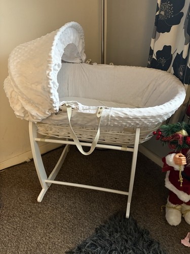 Moses basket and rocking - basket,