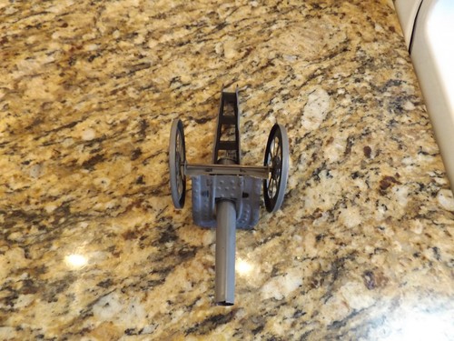 Antique tin litho toy cannon - litho,