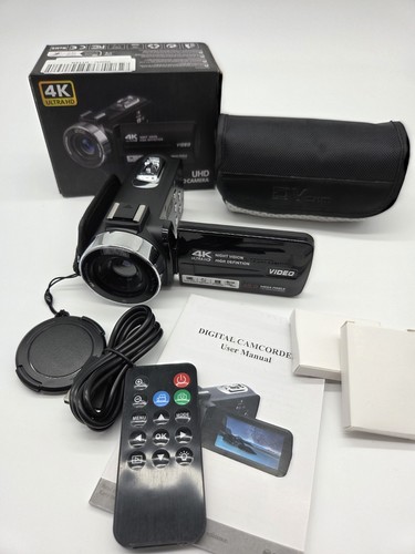 Video camera camcorder - 4k,
