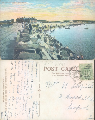 The bathing sands - sands, morecambe