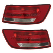Audi A4 Rear Light B9 Saloon 2015-2020 Outer Wing Tail Lamp Lens Pair Left Right