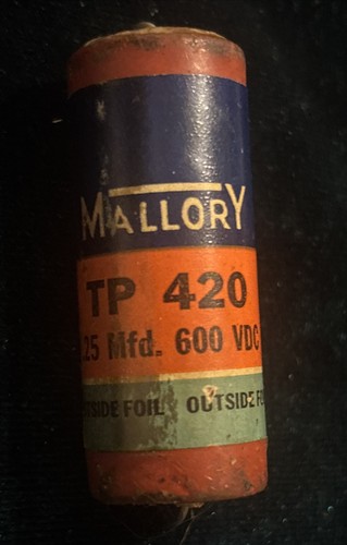 Mallory 420 mfd - mallory, .25