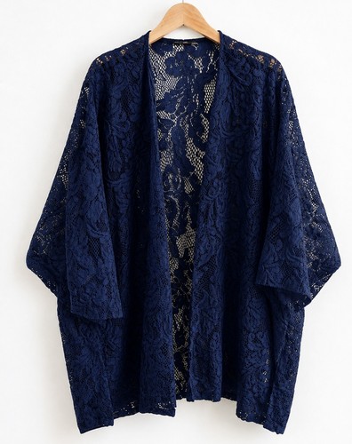 Zara lace navy - -,