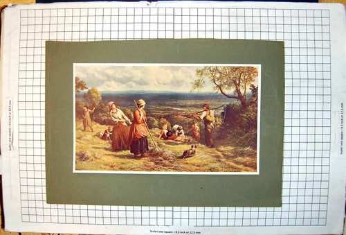 Original old antique - antique, print