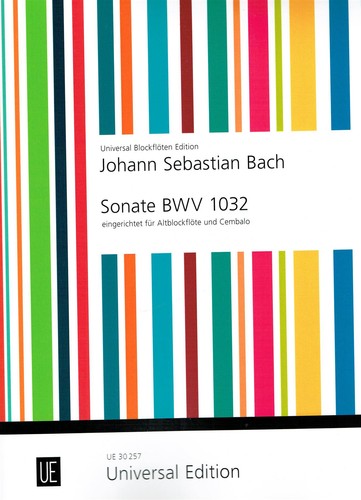 Sonata bwv 1032 - score, treble