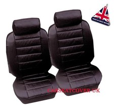Vauxhall VX220 (2000-06) Luxury Padded Leather Look Car Seat Covers - 2 x Fronts