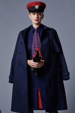 Ozwald Boateng Navy Trench