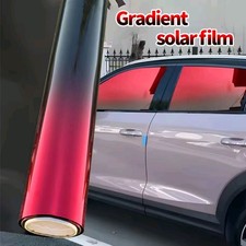 Car Gradient Sunshade PVC Film Two Color Window Tint Protection Privacy Sticker