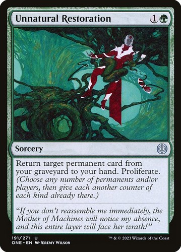 Mtg unnatural restoration - unnatural,