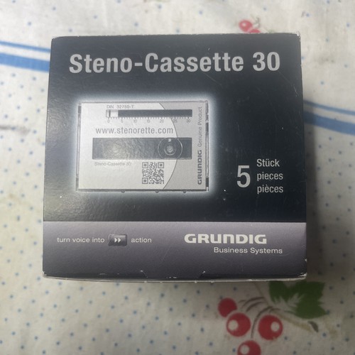 Grundig steno cassettes - grundig, steno-cassettes