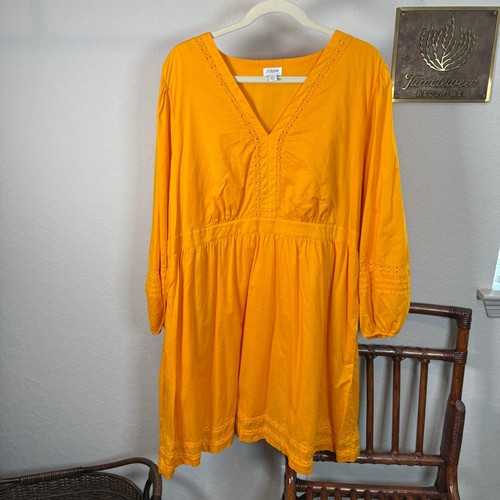Crew womens xxl marigold - womens,