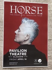 HORSE Concert poster - Glasgow