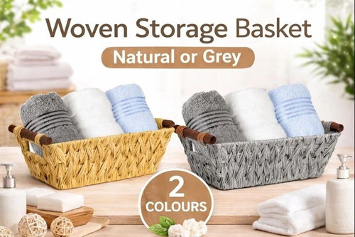 Woven wicker baskets - wicker,