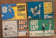 Andy Capp Cartoon Books Lot x4