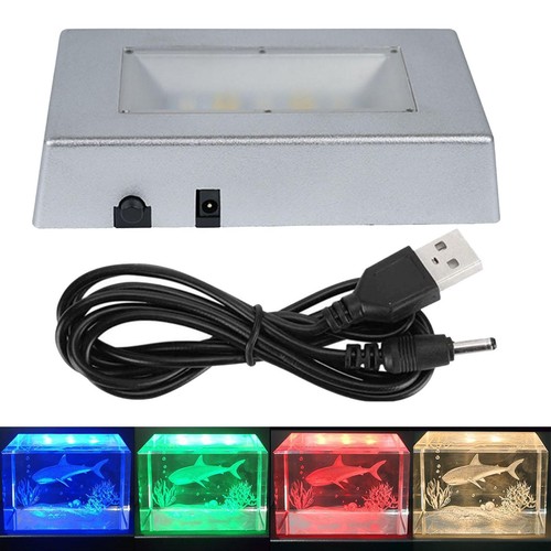 Crystal light base - 3d, usb