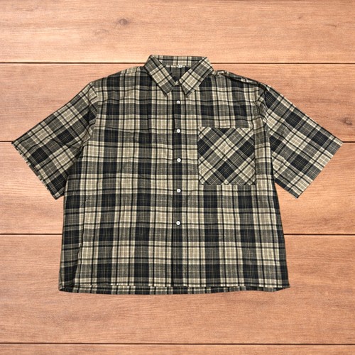 Vintage style checkered cotton