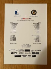 Barrow AFC v Newport County 2