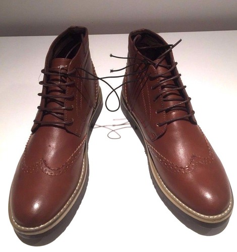 Men brown brogues laced smart - men,