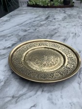 Antique Brass Dish Trinket Dish Desk Collectible
