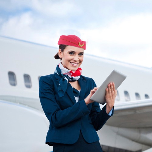 Flight attendant hat airline - attendant,