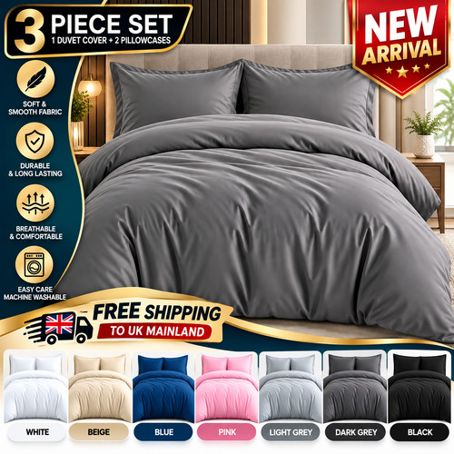 Pcs plain dyed duvet cover - dyed,