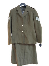 WRAC Womens NO 2 Dress Army Skirt & Jacket Royal Signals Sergeant Good Condition