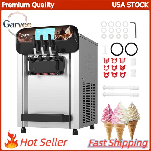 Commercial flavor soft serve - 3-flavor,