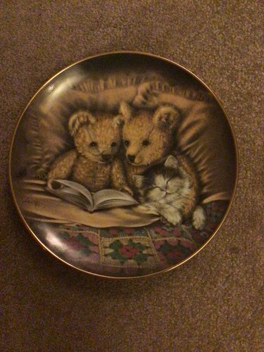Bedtime story decorative plate - bedtime,