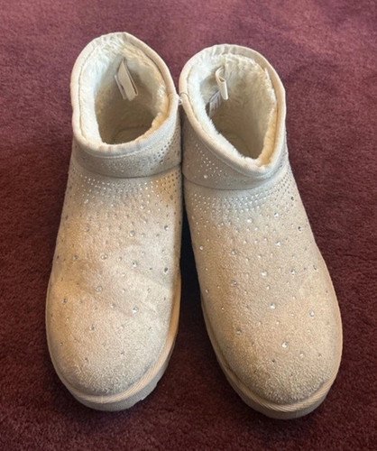 Primark beige faux - suede,