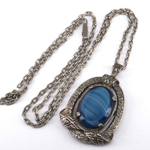 Vintage miracle silver pendant - miracle,