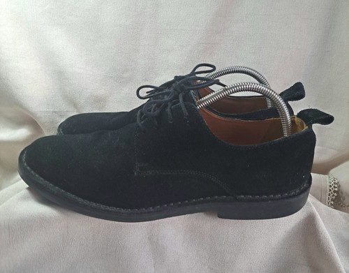 Dune london mens black suede - dune,