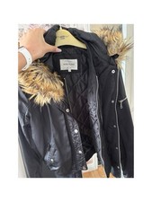 River Island coat black with