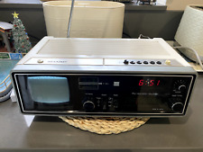 1980s Vintage Sharp Radio, Tv, Clock 5t-20h