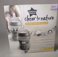 Tommee Tippee Closer To Nature 2x Bottle Anti-colic Om+