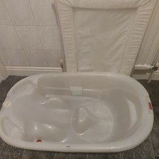 Mamas & Papas Acqua Bambino Two stage baby Bath-pearl white