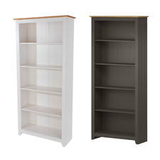 Tall Bookcase Shelving Unit DVD Storage Book Shelves Living Room Furniture