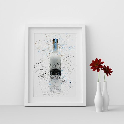 Belvedere vodka bottle - belvedere,