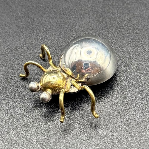 Taxco sterling silver brass - silver,