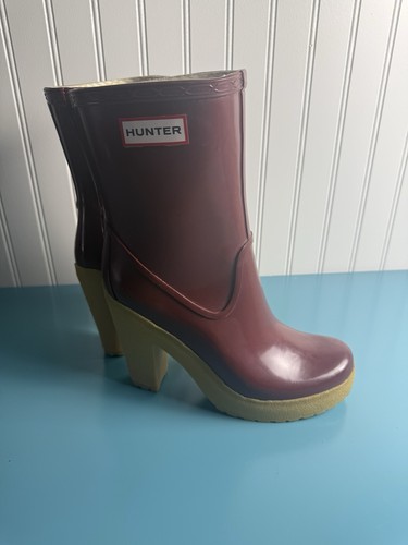 Hunter high heel - high, wellies